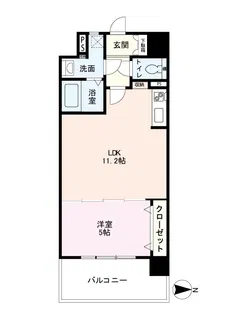 サンソレイユ新大宮【4階】の間取り