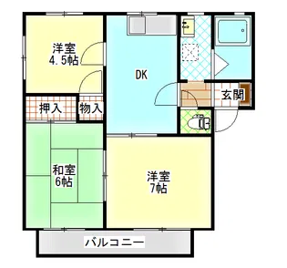 メゾンミルキーウェイ【1階】の間取り