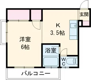 末広マンション【3階】の間取り