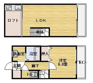 神奈川県川崎市中原区上小田中7【一戸建】の間取り