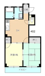 シライシビル【4階】の間取り