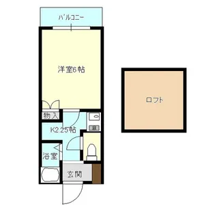 アップルハウス月ヶ丘【2階】の間取り