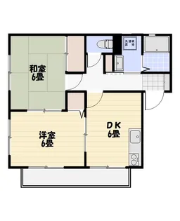 ソレジオ宝永【1階】の間取り