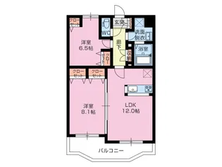 ジュエル モンテ.レーゼ【3階】の間取り