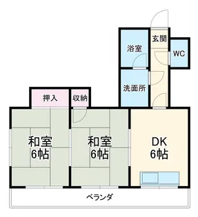 久田ビル【4階】の間取り