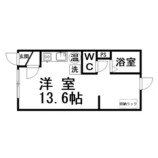 パークサイド健【4階】の間取り