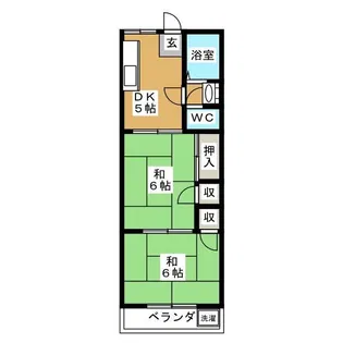 コーポベル【2階】の間取り