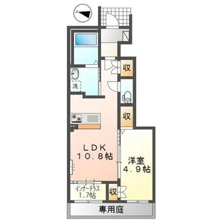 サンヒルズ(益城町古閑)の間取り