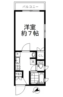 メゾンドソワ【1階】の間取り