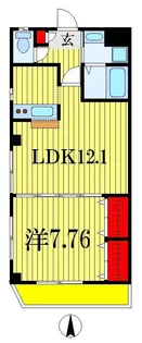 Champlain【1階】の間取り