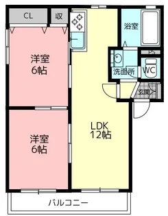 スマイル【2階】の間取り