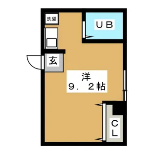 1Rの間取り画像