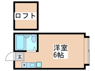 プラリネットハイツ【2階】の間取り