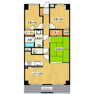 SD清水【3階】の間取り