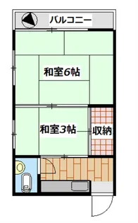 神奈川県川崎市高津区溝口5【アパート】の間取り