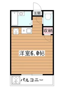 コーポ金井【1階】の間取り
