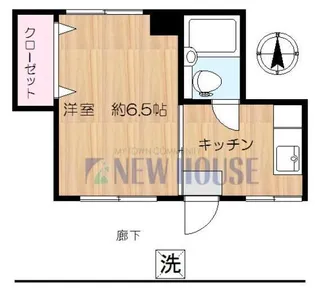 KAGURAZAKA SANYO【3階】の間取り