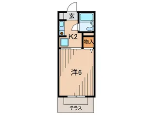 アスタ-ハイツ武庫之荘【1階】の間取り
