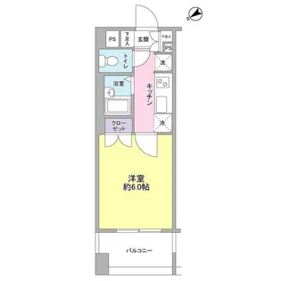 プロスペール溝の口【3階】の間取り