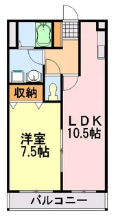 エターナII【2階】の間取り