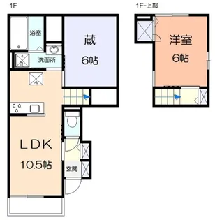 シエル ブリランテ【1階】の間取り
