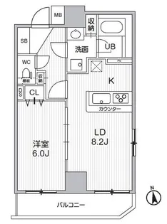 HF曳舟レジデンス【5階】の間取り