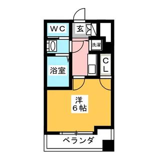 フォルビテッツァ岐阜【3階】の間取り
