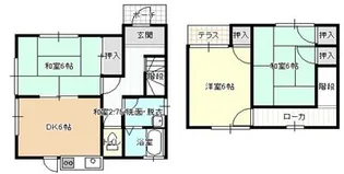 広島県福山市東川口町3【一戸建】の間取り