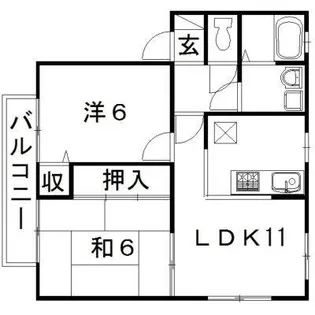 静岡県浜松市中央区半田町【アパート】の間取り