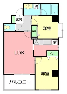 神奈川県秦野市本町1【マンション】の間取り