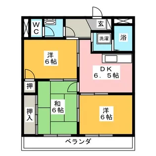 マンションメテオール【3階】の間取り
