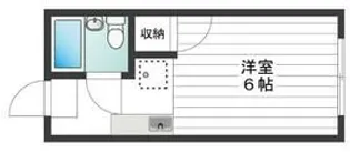シングルス大岡山【1階】の間取り