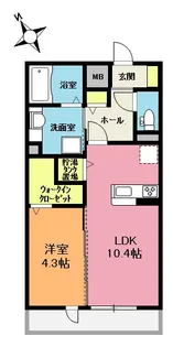 グランドソレイユ【3階】の間取り