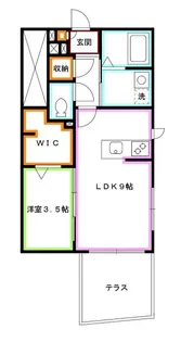 東京都練馬区関町東1【アパート】の間取り