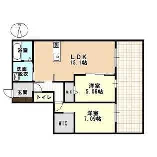 グランドメゾンHEIWA【1階】の間取り