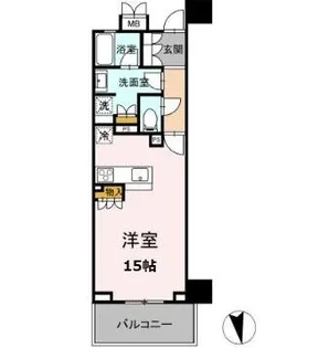 鹿児島県鹿児島市中央町【マンション】の間取り