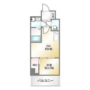 セレニテ神戸元町クレア【7階】の間取り