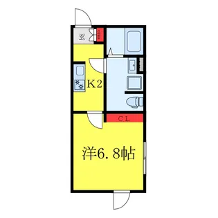東京都足立区千住関屋町【マンション】の間取り