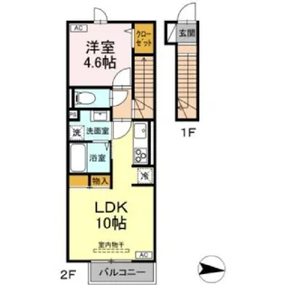 rekora【2階】の間取り