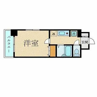 ドエルイン月島【4階】の間取り