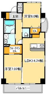杜王ビル【5階】の間取り
