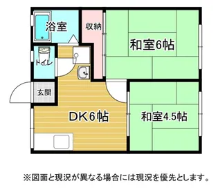 LOCK UP福成 B棟【1階】の間取り