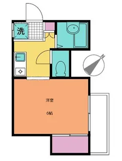 ローヤルコーポ【2階】の間取り