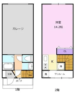 Marine Front【1階】の間取り
