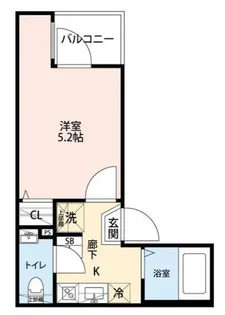 グランクオール元住吉【1階】の間取り