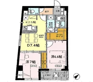 東京都文京区千石3【マンション】の間取り