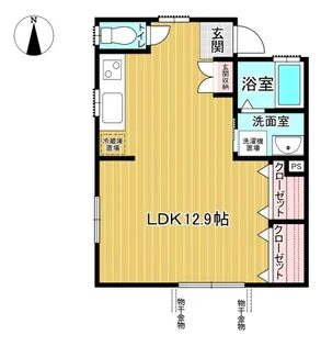 ハイム・インペリアル【1階】の間取り