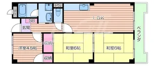 3LDKの間取り画像