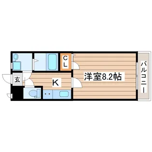 ボヌールIII【2階】の間取り