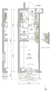 東京都練馬区中村南2【マンション】の間取り